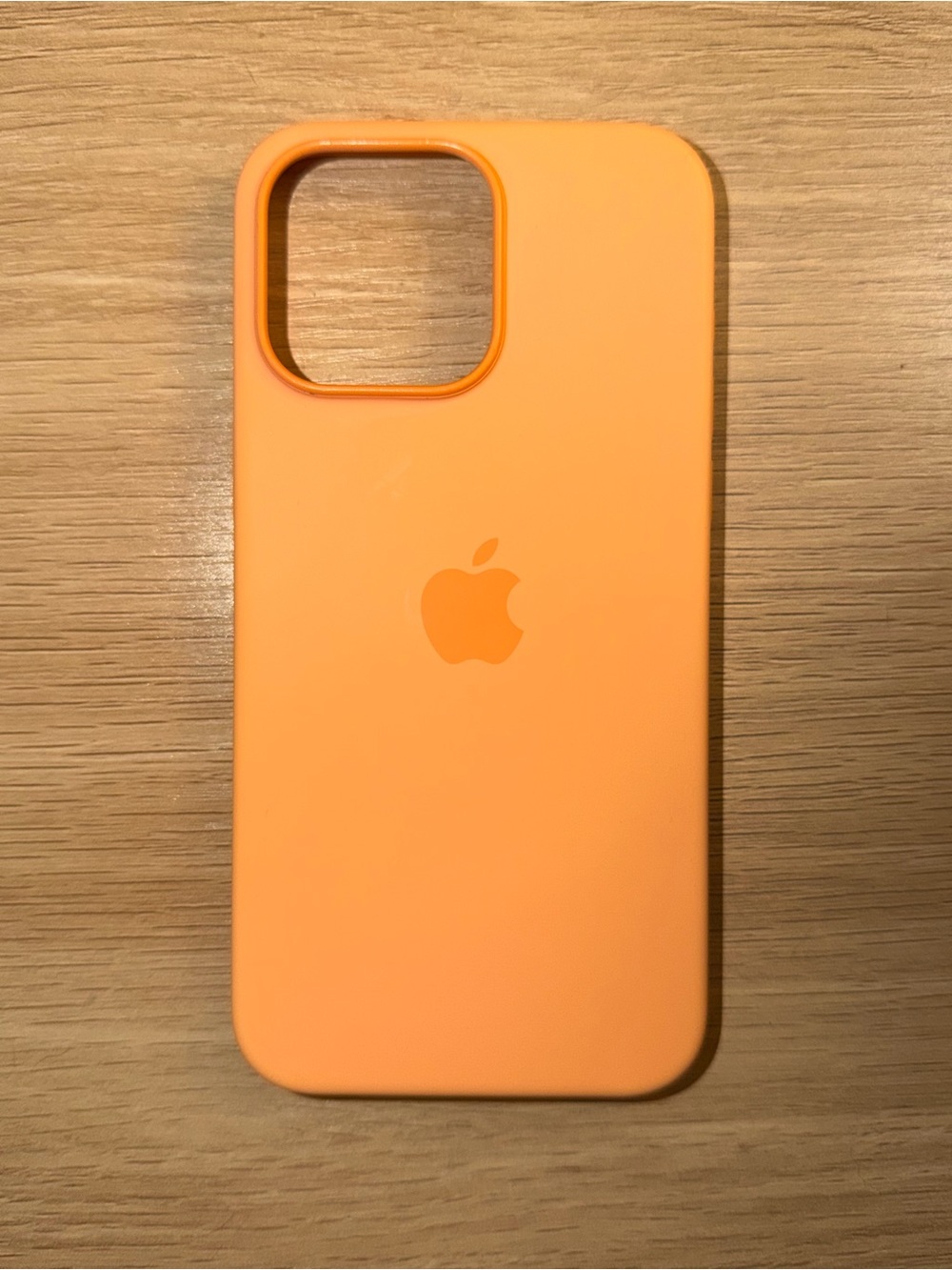 Apple iPhone 15 Pro Max Silicone iPhone Case - Orange